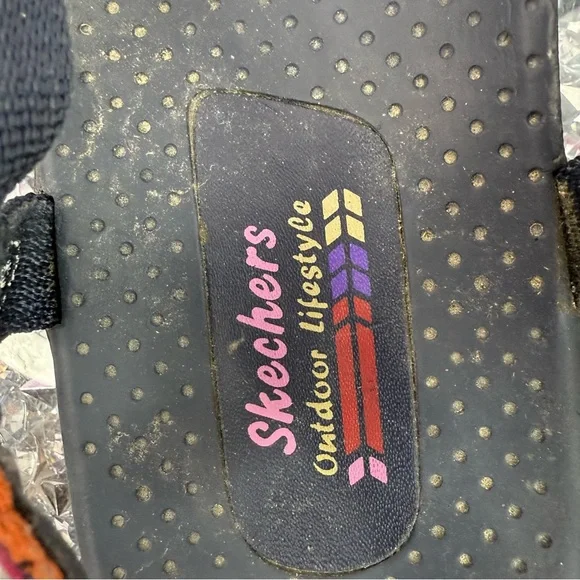 Skechers sandals rainbow Multi-Color Strappy Sport Sandals - Picture 8 of 10
